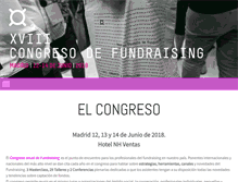 Tablet Screenshot of congresofundraising.org